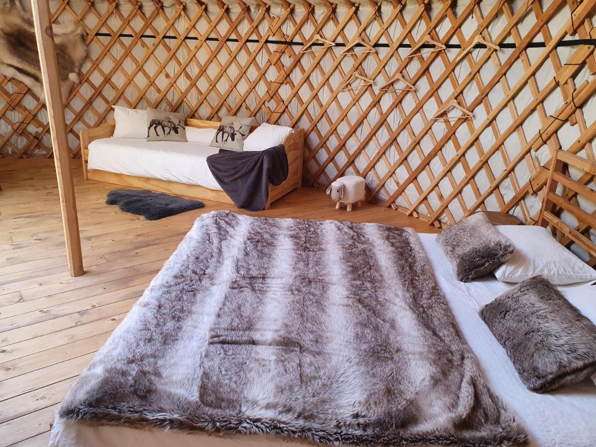 La Yourte Au Pays Des Rennes Erezee Ngoại thất bức ảnh