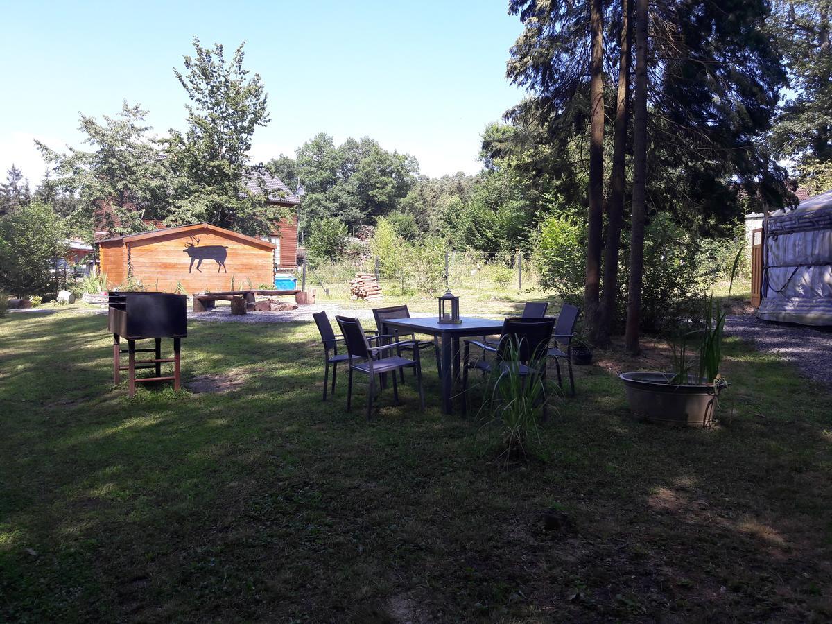 La Yourte Au Pays Des Rennes Erezee Ngoại thất bức ảnh